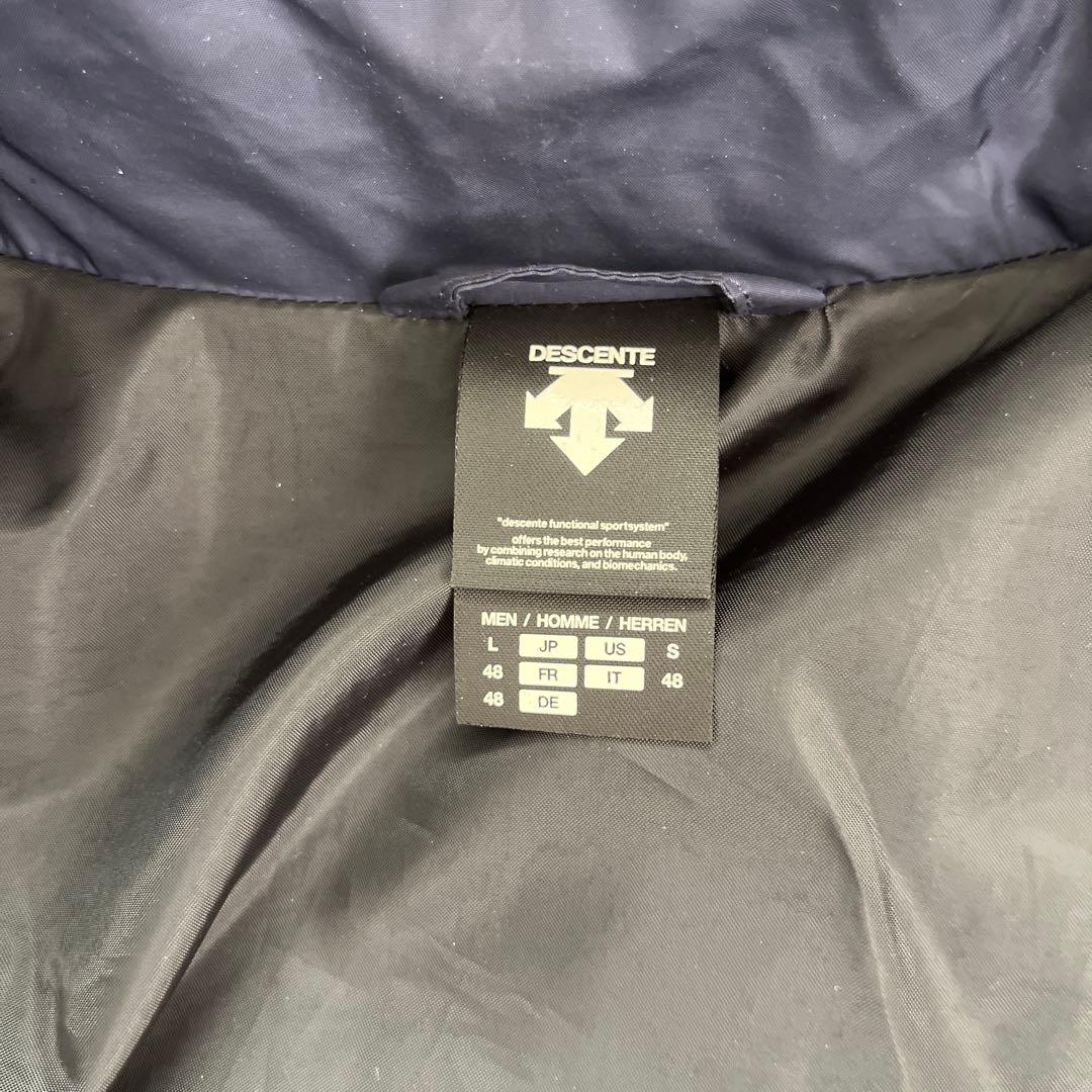 DESCENTE ベンチコート ネイビー Lサイズ