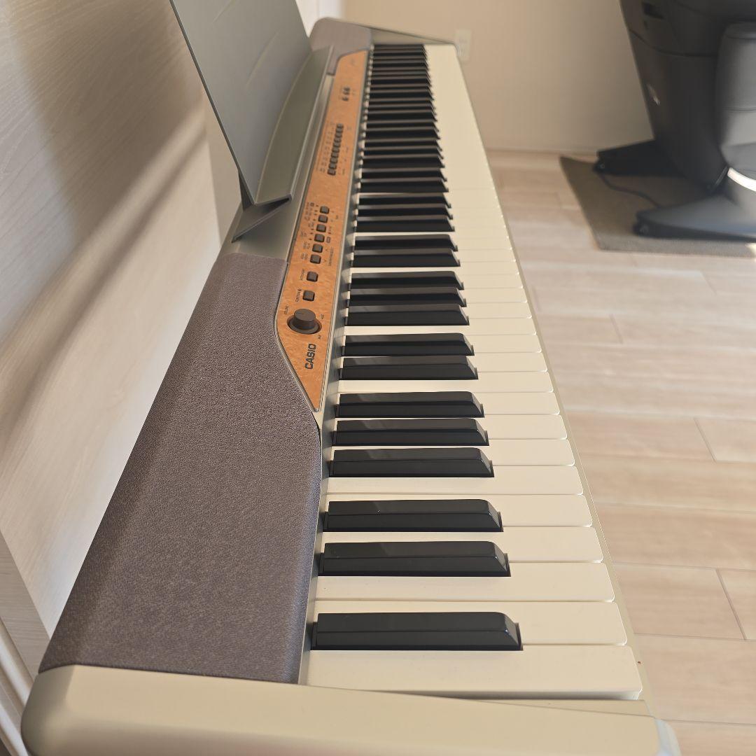 【CASIO】電子ピアノPX-110 【Privia】折り畳み脚付き