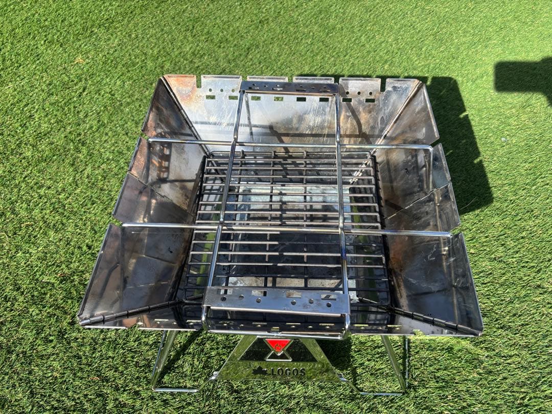 LOGOS the ピラミッドTAKIBI 焚き火台 L 収納バッグ付きBBQ可