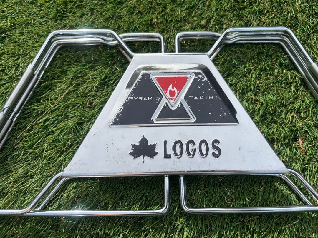 LOGOS the ピラミッドTAKIBI 焚き火台 L 収納バッグ付きBBQ可