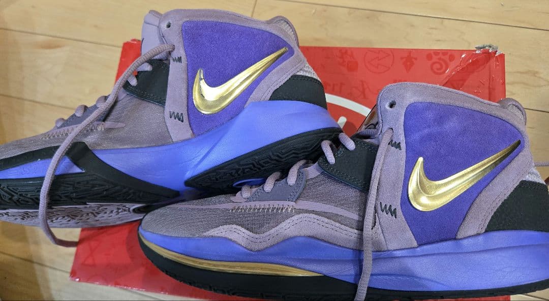 Nike Kyrie 8 バスケットシューズ パープル　27cm