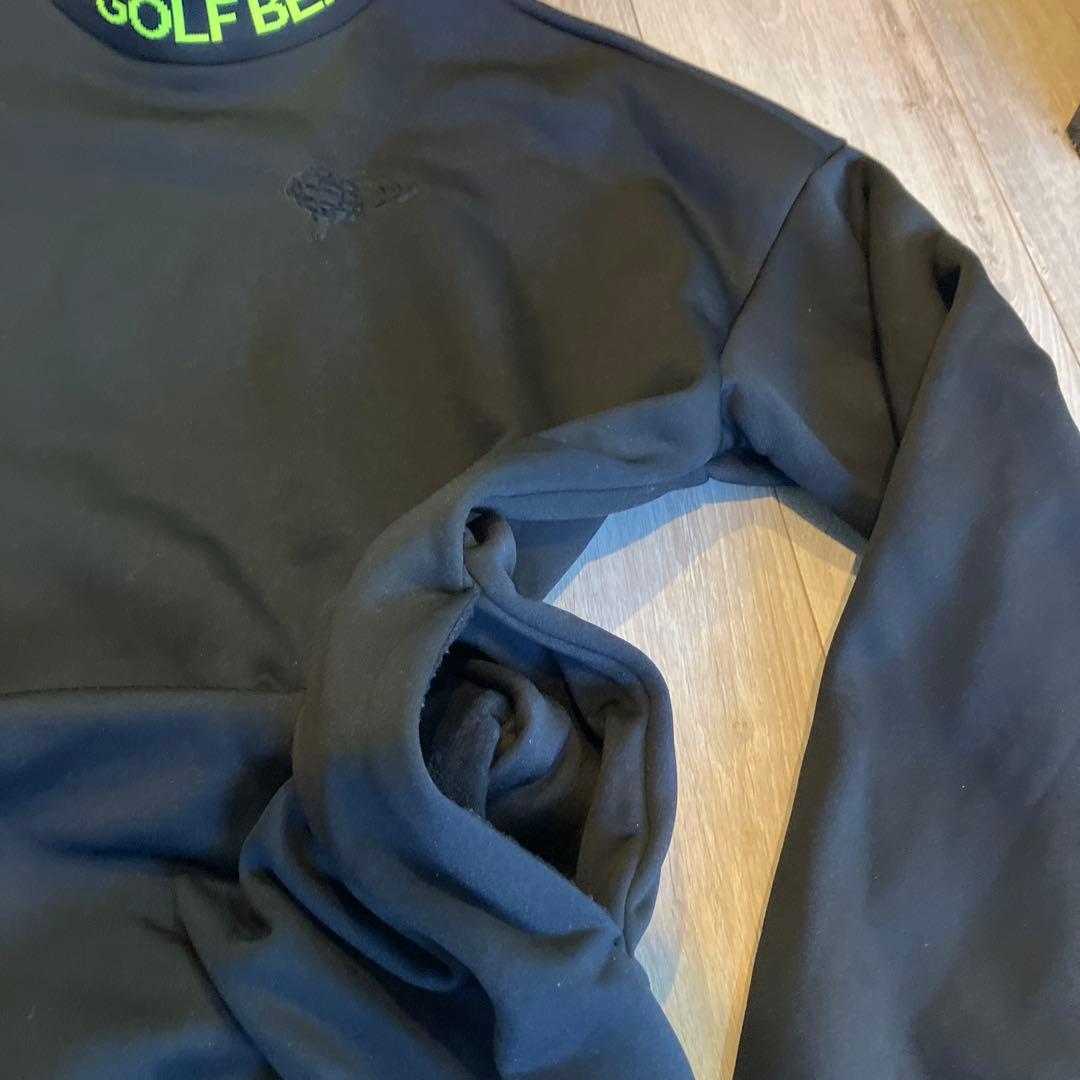 BEAMS GOLF ORANGE LABEL/襟ロゴ 裏フリース　イエロー