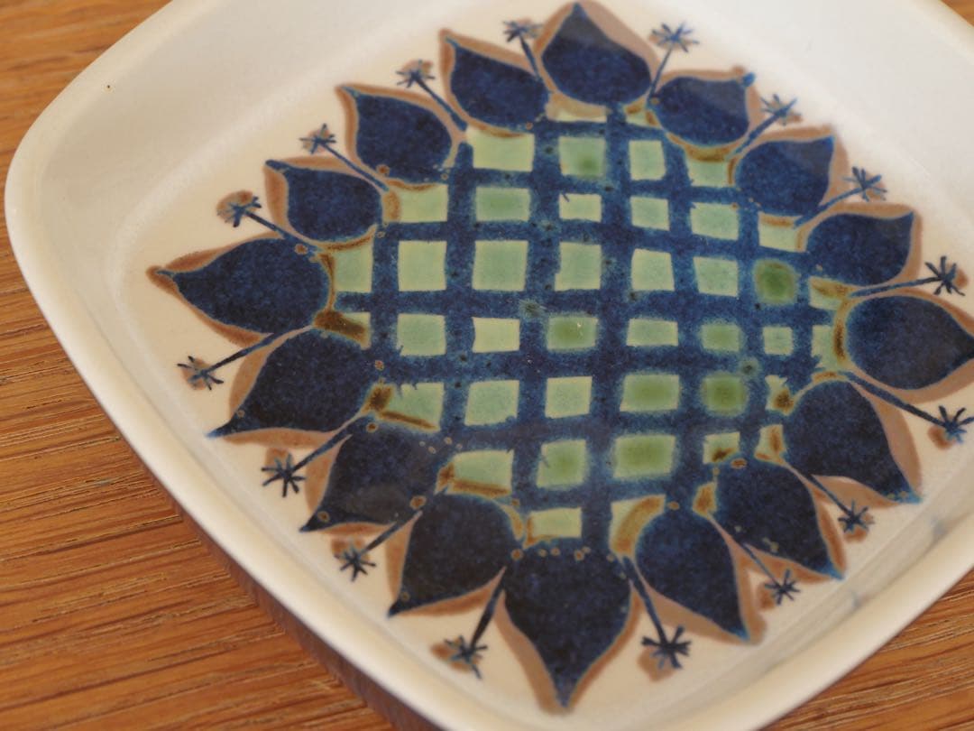 ロイヤルコペンハーゲン テネラ スクエアトレイ マリアンヌ・ジョンソン 小皿