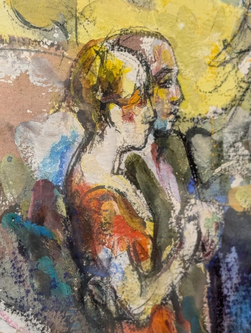 美術品　絵画　水彩　ガッシュ8号M型　和田義彦
