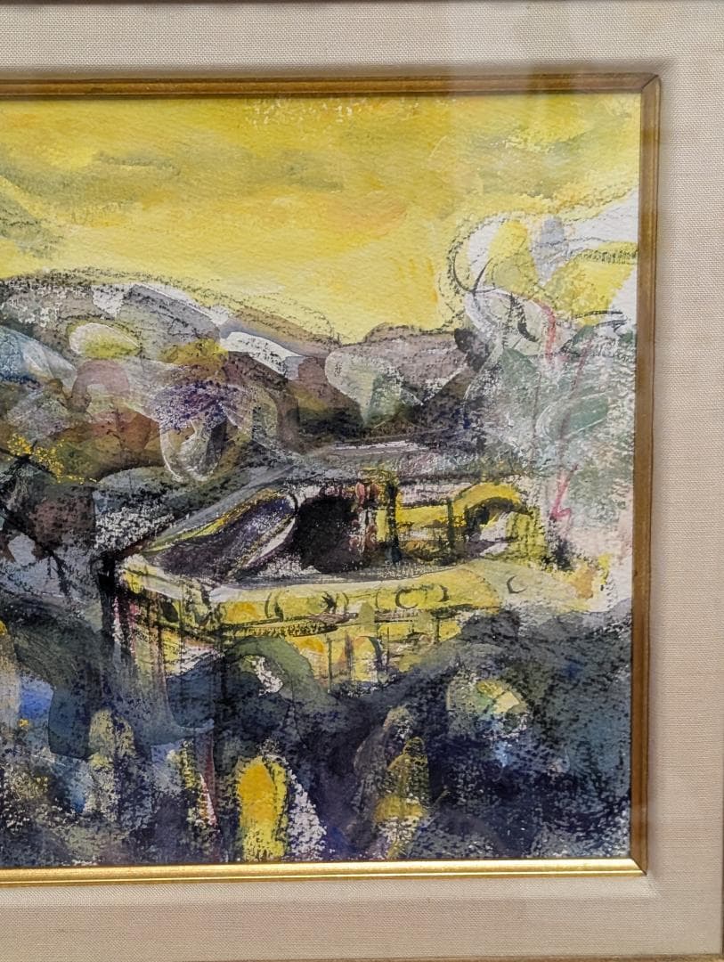 美術品　絵画　水彩　ガッシュ8号M型　和田義彦
