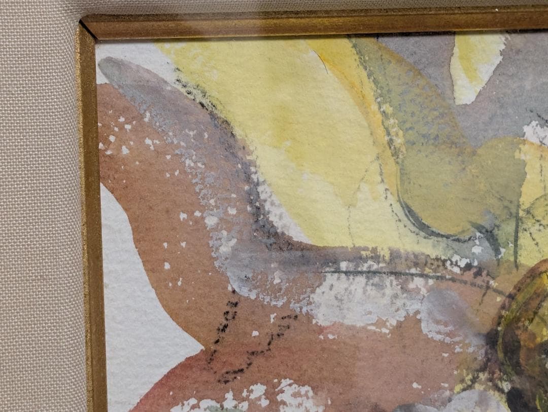 美術品　絵画　水彩　ガッシュ8号M型　和田義彦