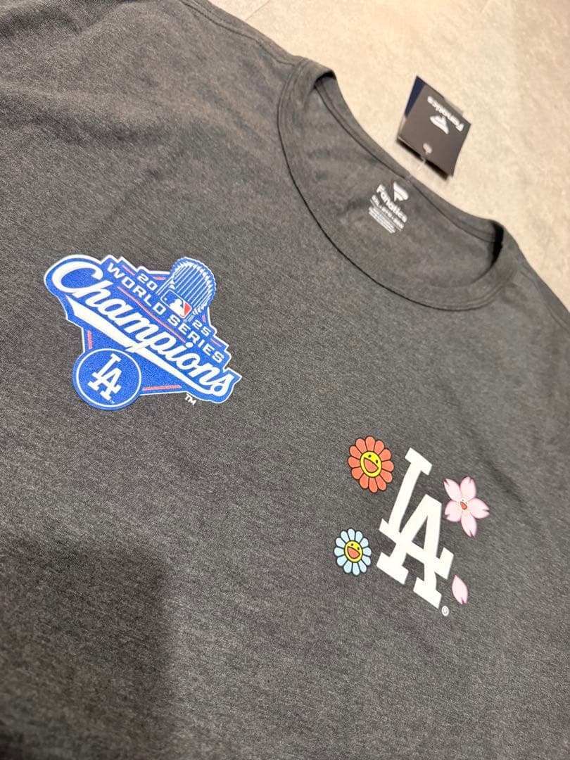 XXL グレー　村上隆　ドジャース　2025 T Dodgers 半袖
