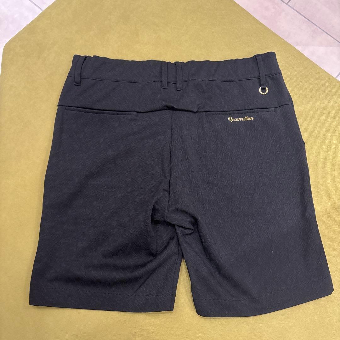 レザレクション ブラック ゴルフパンツ XL