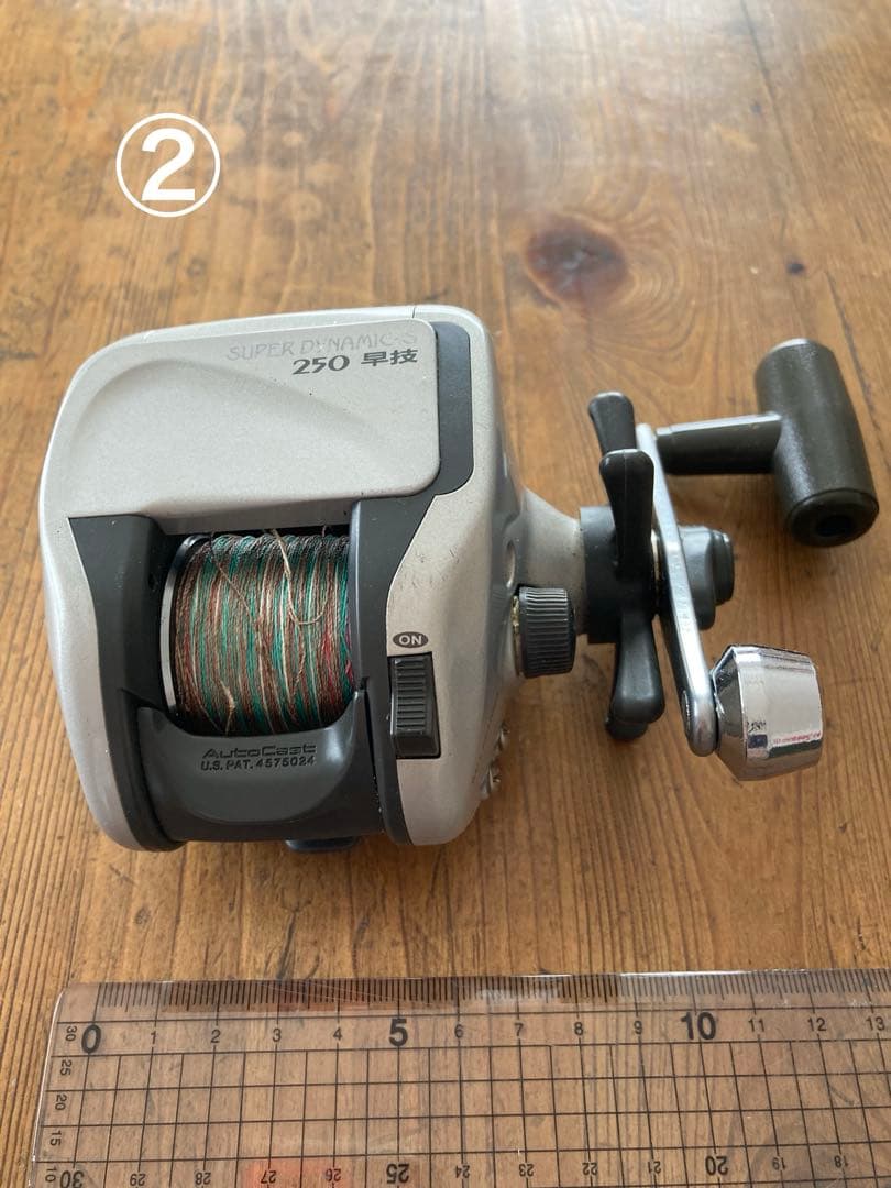 フィッシングリール ダイワDaiwa ミリオネアSHIMANO 4点セット