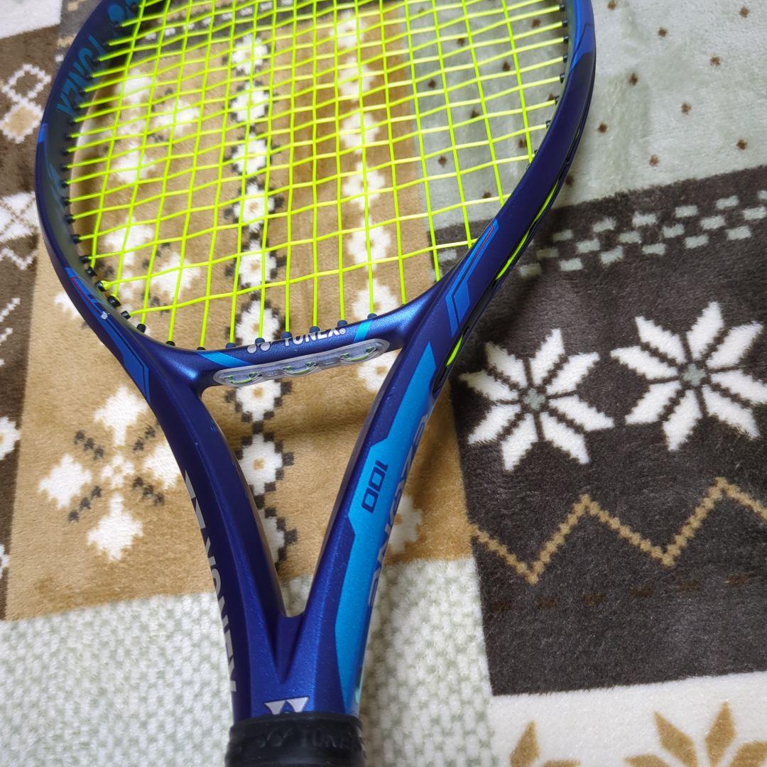 YONEX 硬式テニスラケット 青/黄