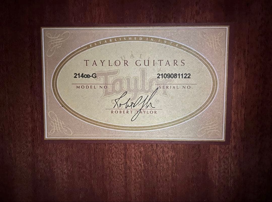 ギター Taylor 214ce