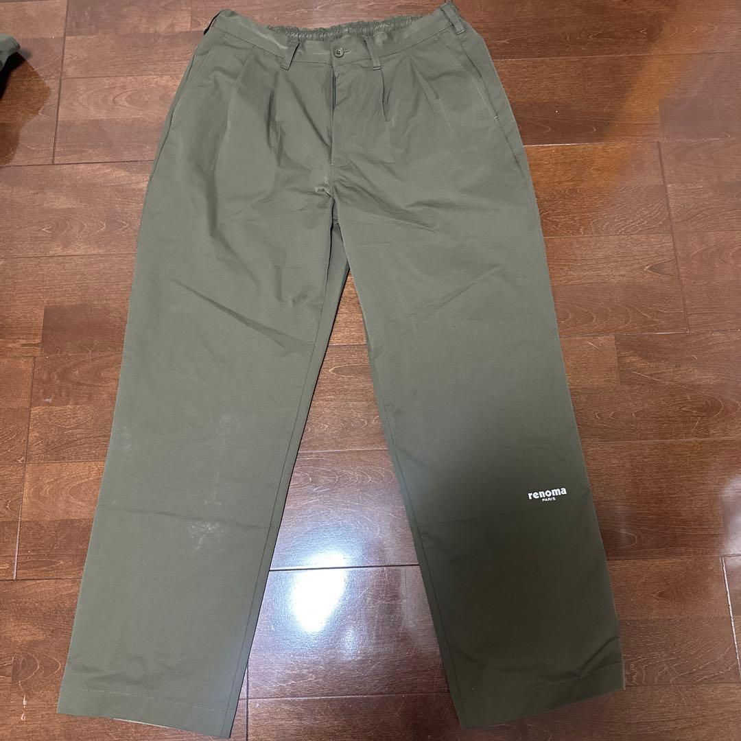 renoma golfブラウンセットアップ