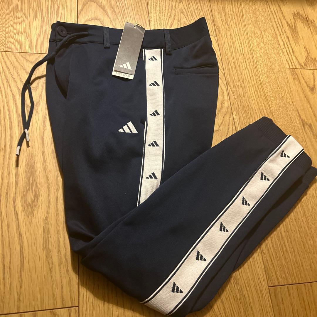 【新品】adidas ゴルフ　保温 フリース ジョガーパンツ　79