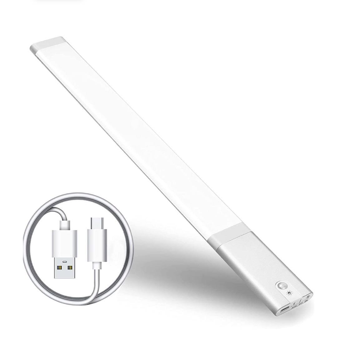 4個セット⭐️ 人感センサーライト LED 照明 USB充電 マグネット 懐中電灯
