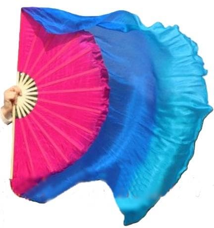 【新品】新色★ビッグフラッターファンベール★右手のみ★ピンク青水色
