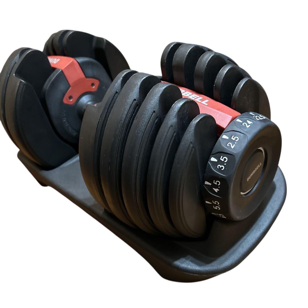 美品 DUMBELL② ダンベル 可変式 24kg TOPFILM
