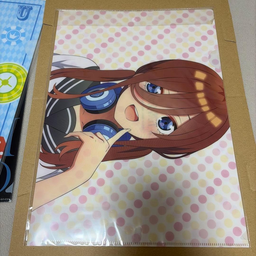 中野三玖クリアファイル新品14点セット