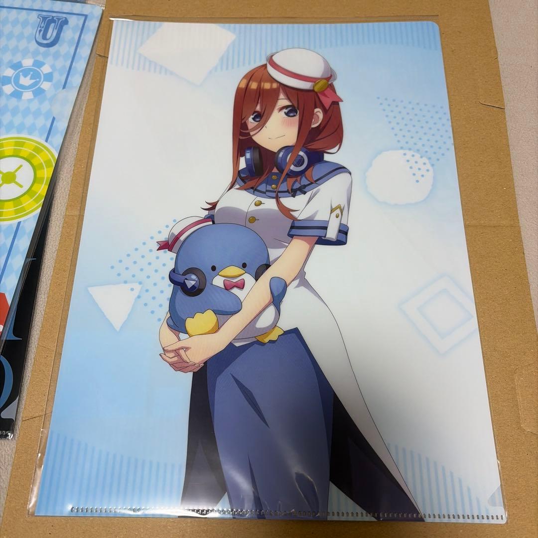 中野三玖クリアファイル新品14点セット