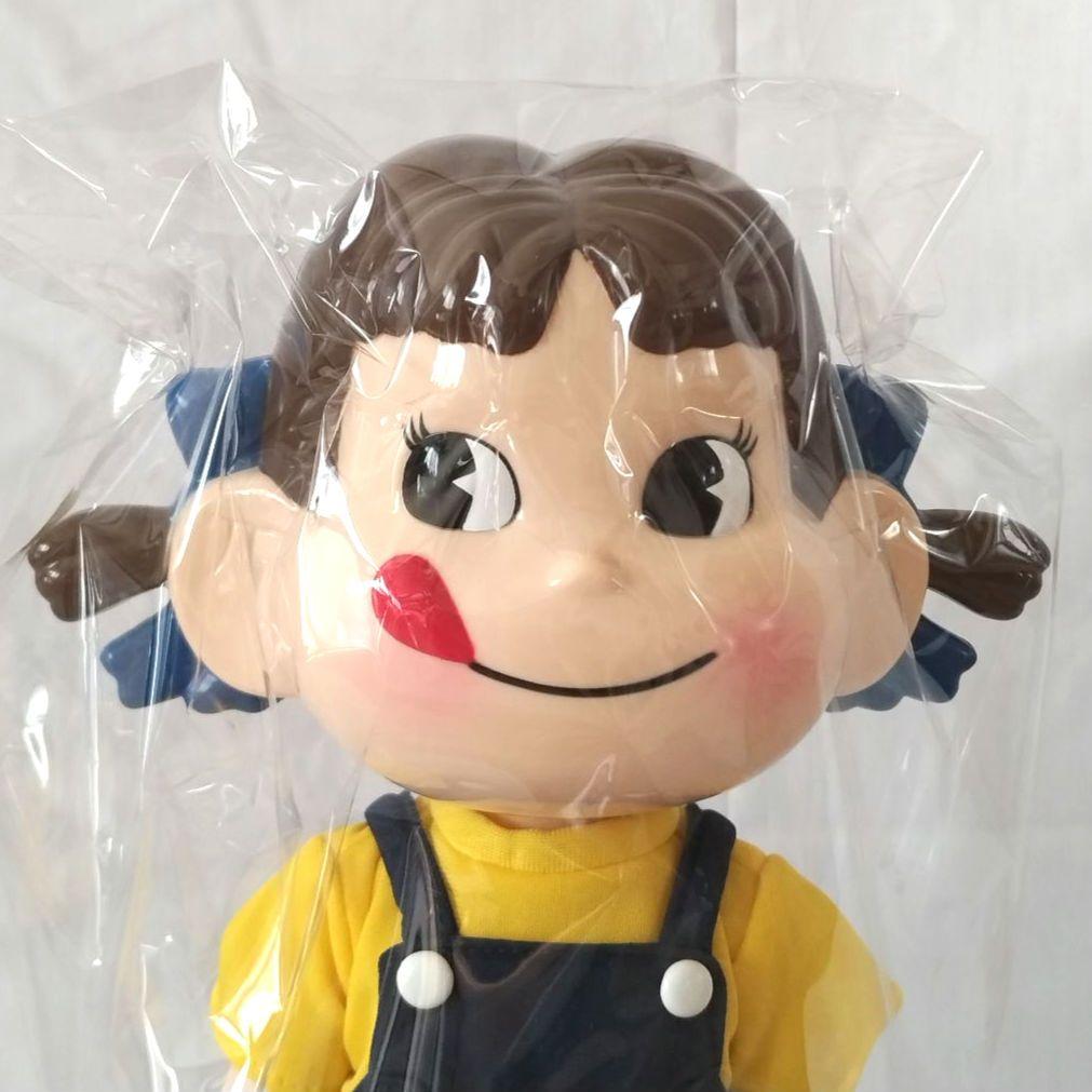 【内袋未開封】不二家　ペコちゃん首振り人形　milky版　箱付　ミルキーペコ