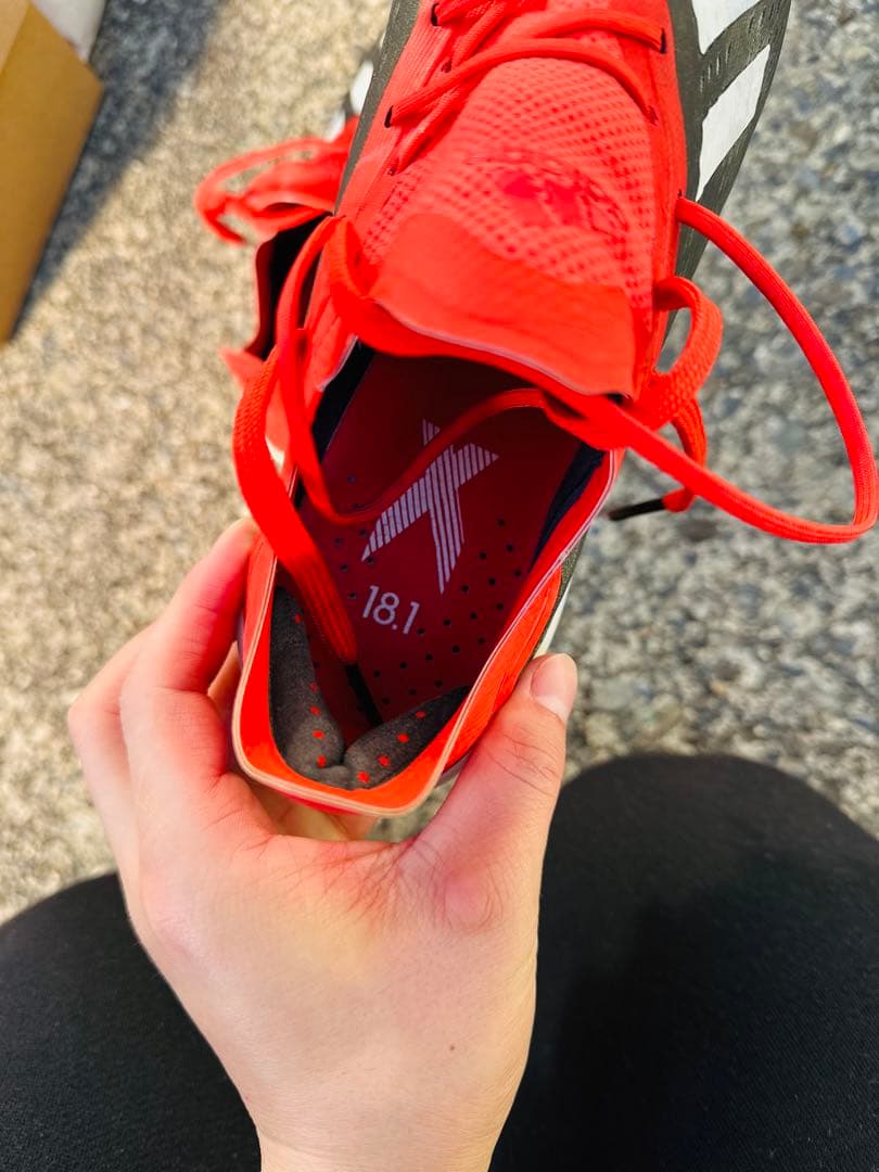 adidas X18.1サッカーシューズ レッド/ブラック