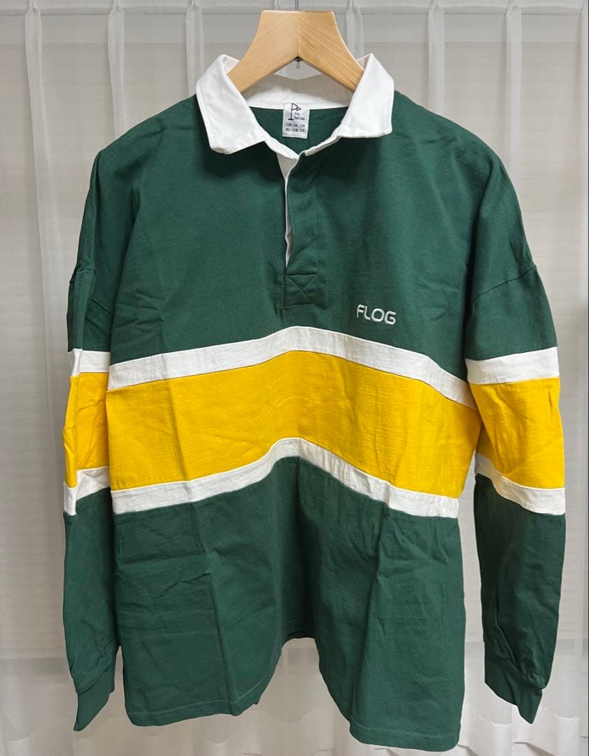 【FLOG_GOLF_CLUB】Hand painted rugby shirt