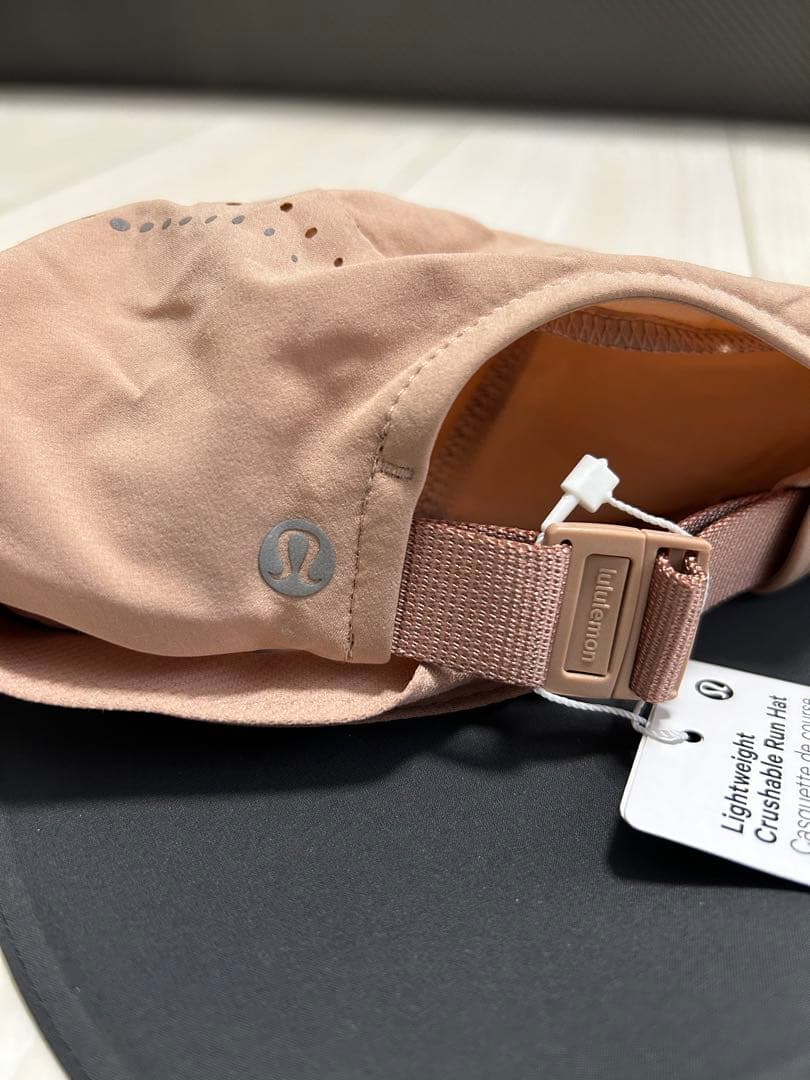 lululemon ウォーキング、ランニングハット ピンクベージュ
