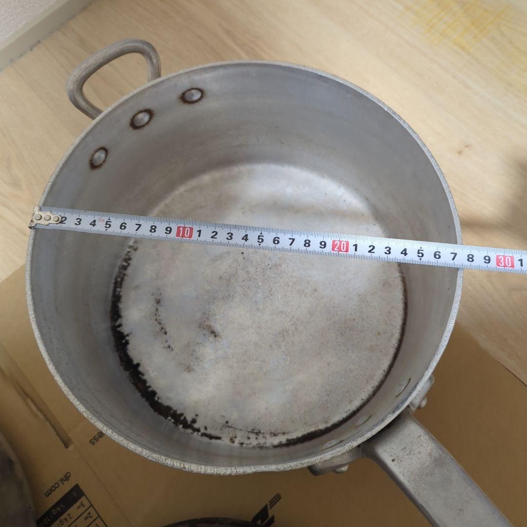 業務用　アルミパン　片手鍋　両手鍋　大きいサイズ　業務用　キッチン用品　店舗　店
