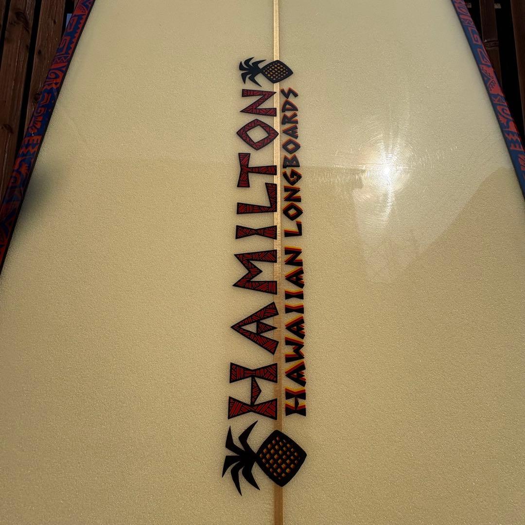 Bill Hamilton ロングボード 9’3” ハンドシェイプ サイン入り