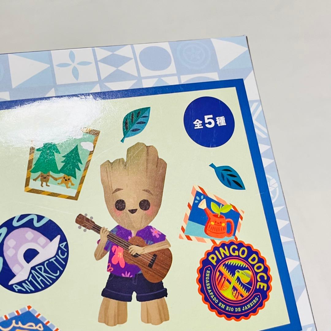 ディズニー　イッツアスモールワールド　グルート　ぬいぐるみチャーム　全5種