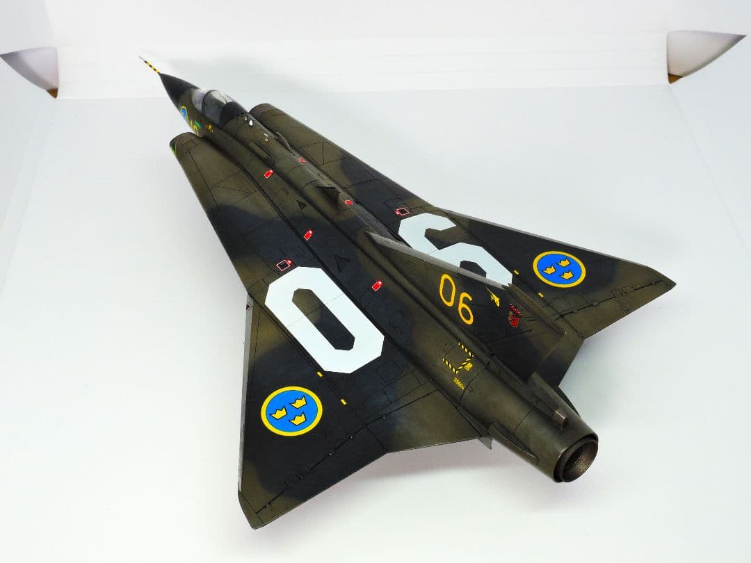 【完成品】ハセガワ 1/72 J35F ドラケン