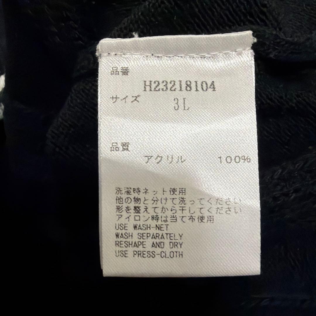 【中古美品】callawayキャロウェイ タートルネックセーター 3Lブラック系