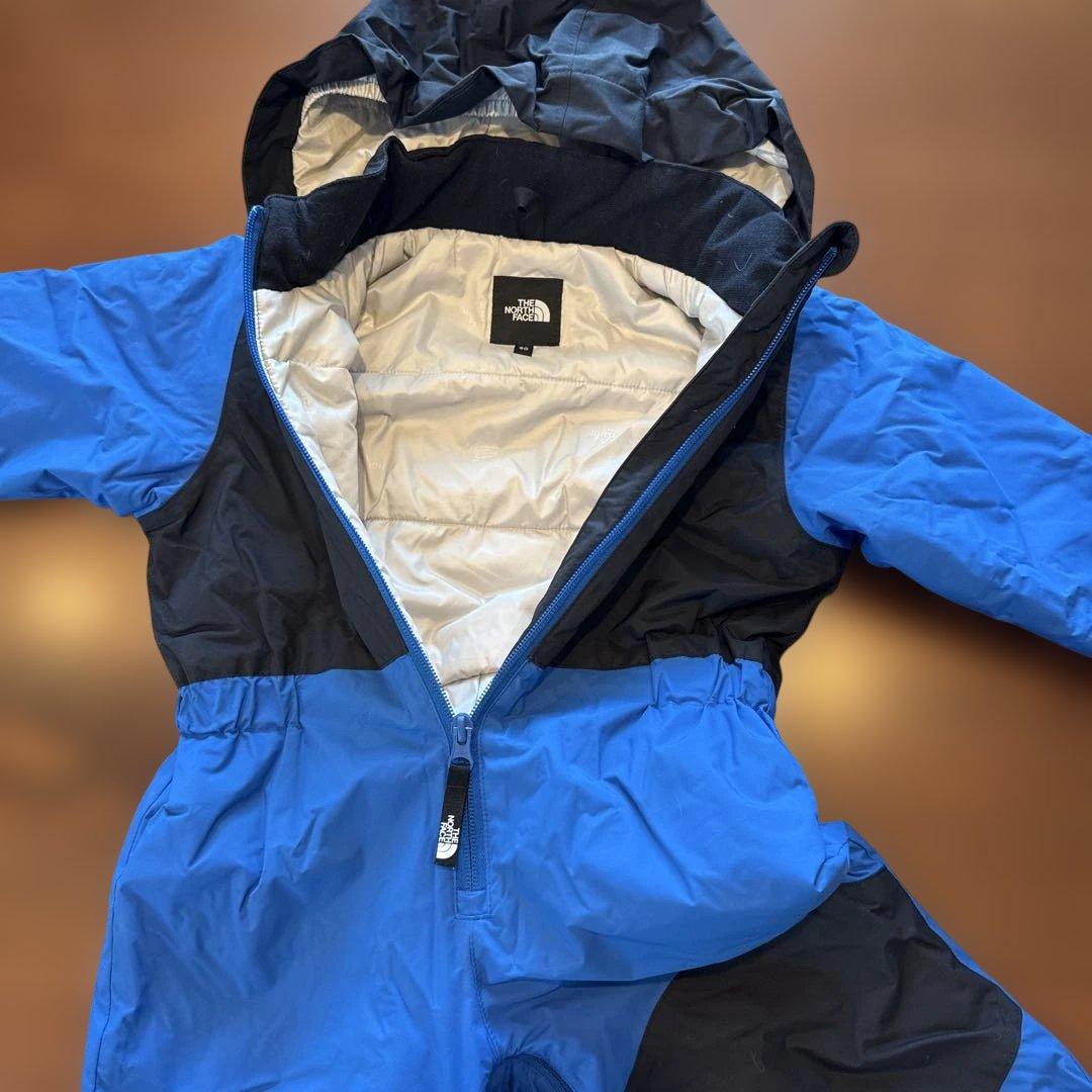 美品！THE NORTH FACE 子ども用ウェア 青/黒　90