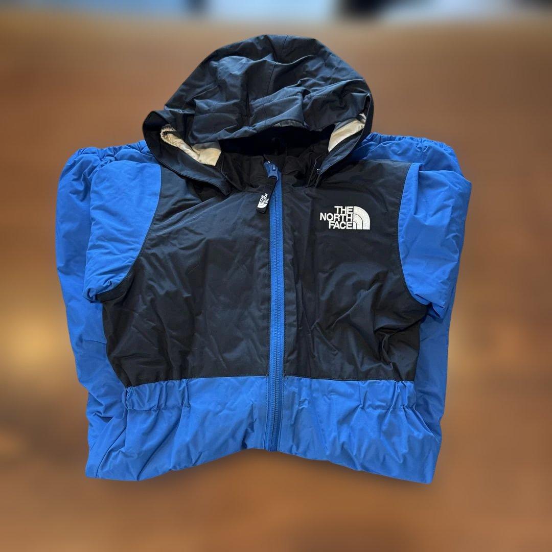 美品！THE NORTH FACE 子ども用ウェア 青/黒　90