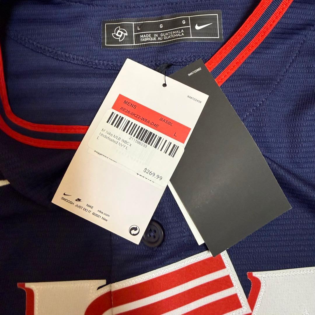 NIKE×UNDEFEATED コラボ アメリカ代表 WBC ユニフォーム L