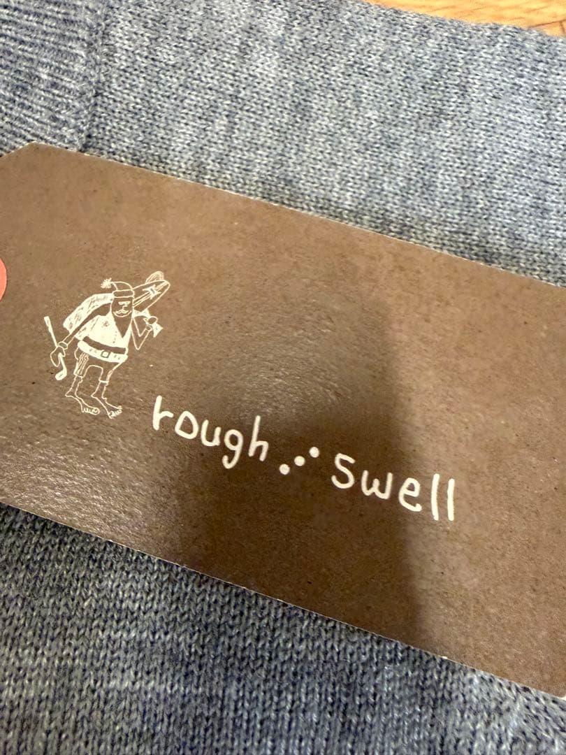 新品正規品【ROUGH&SWELL/L】クルーネックニット長袖セーターウール