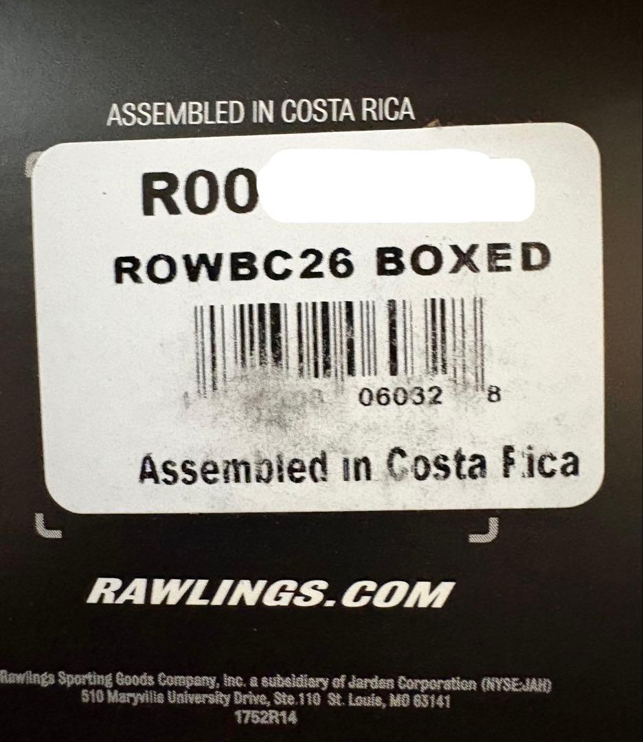 WBC 2026 公式試合球 新品未使用 Rawlings正規品 箱入 公式球