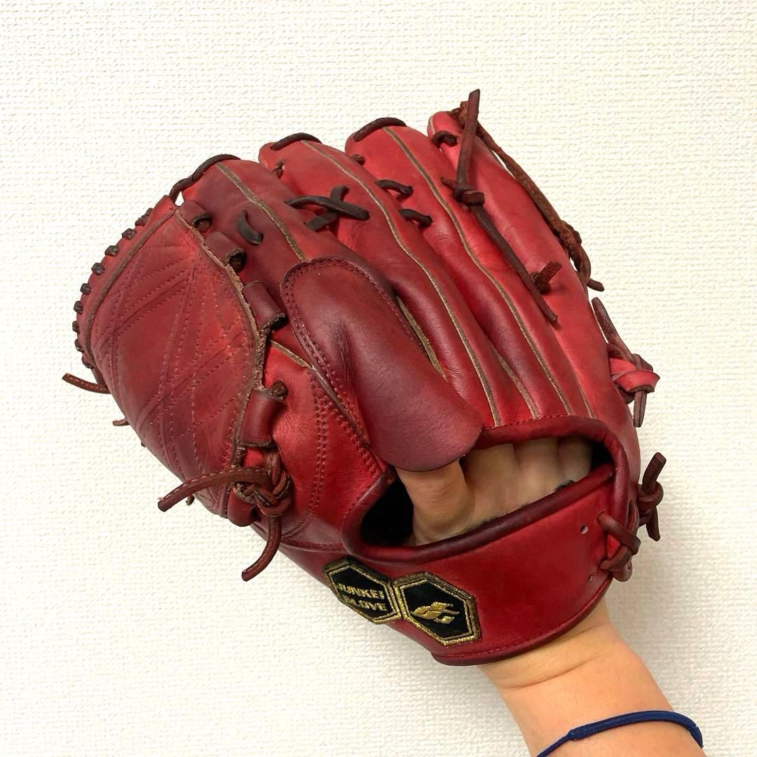 366 ジュンケイ アラミドシリーズ 型抜群 硬式 投手用グローブ 左投げ