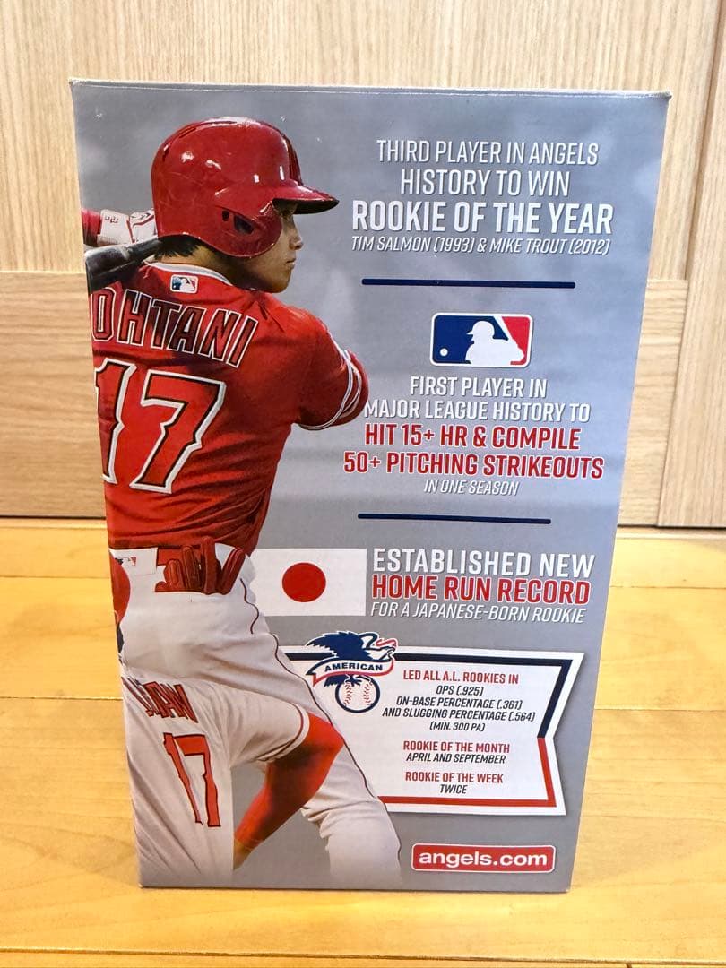 大谷翔平　新人王記念 ボブルヘッド (球場配布品)