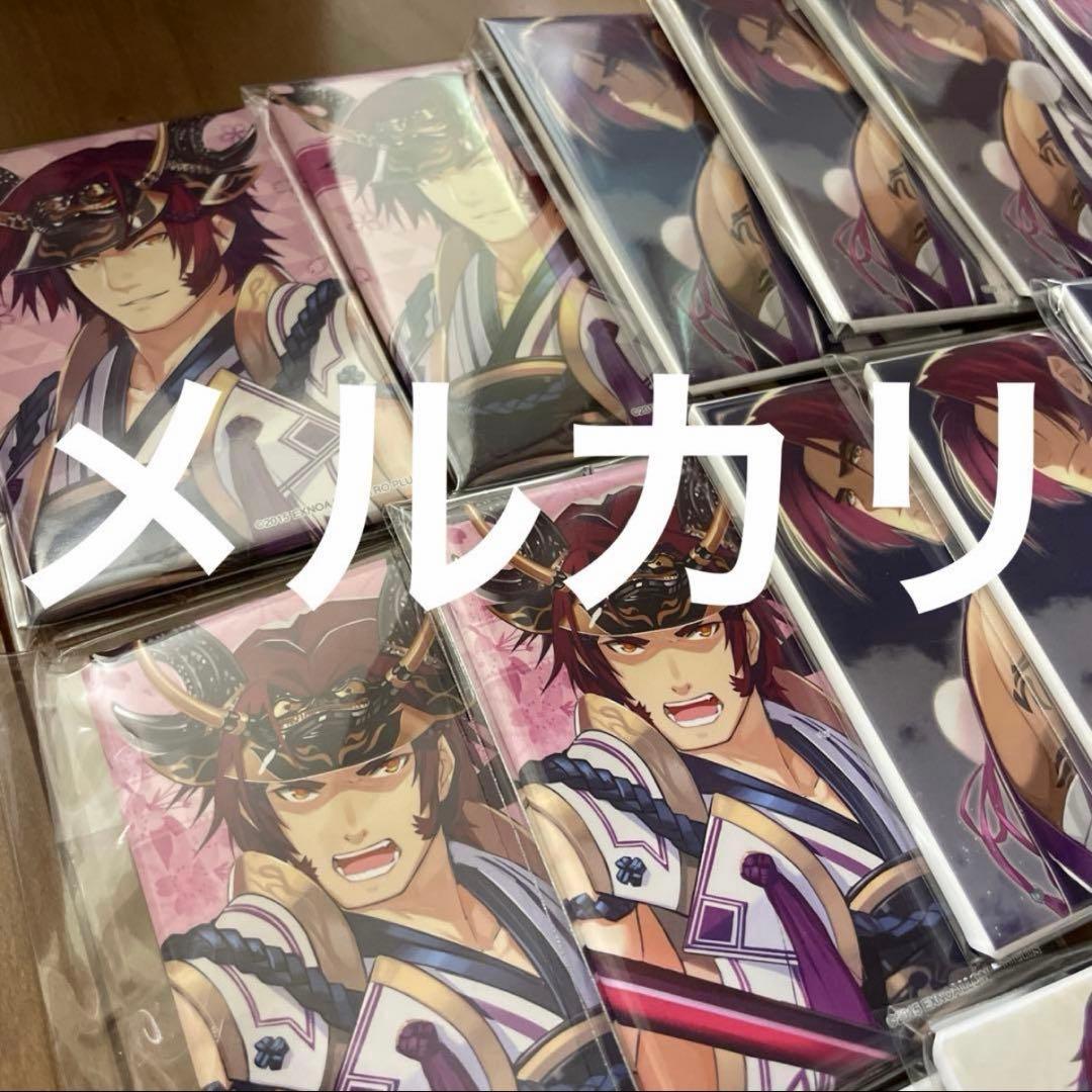 刀剣乱舞 スクエア缶バッジ 蜻蛉切
