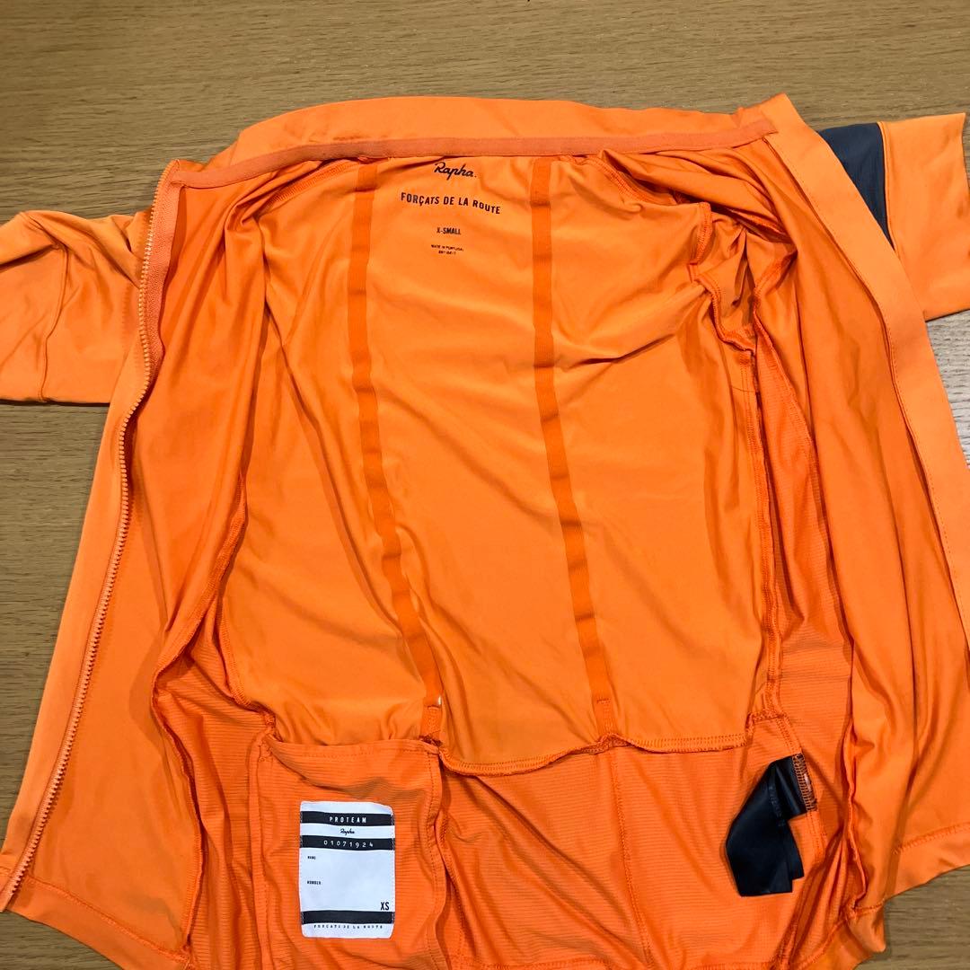 RAPHA PROTEAM オレンジ 半袖 サイクルジャージ