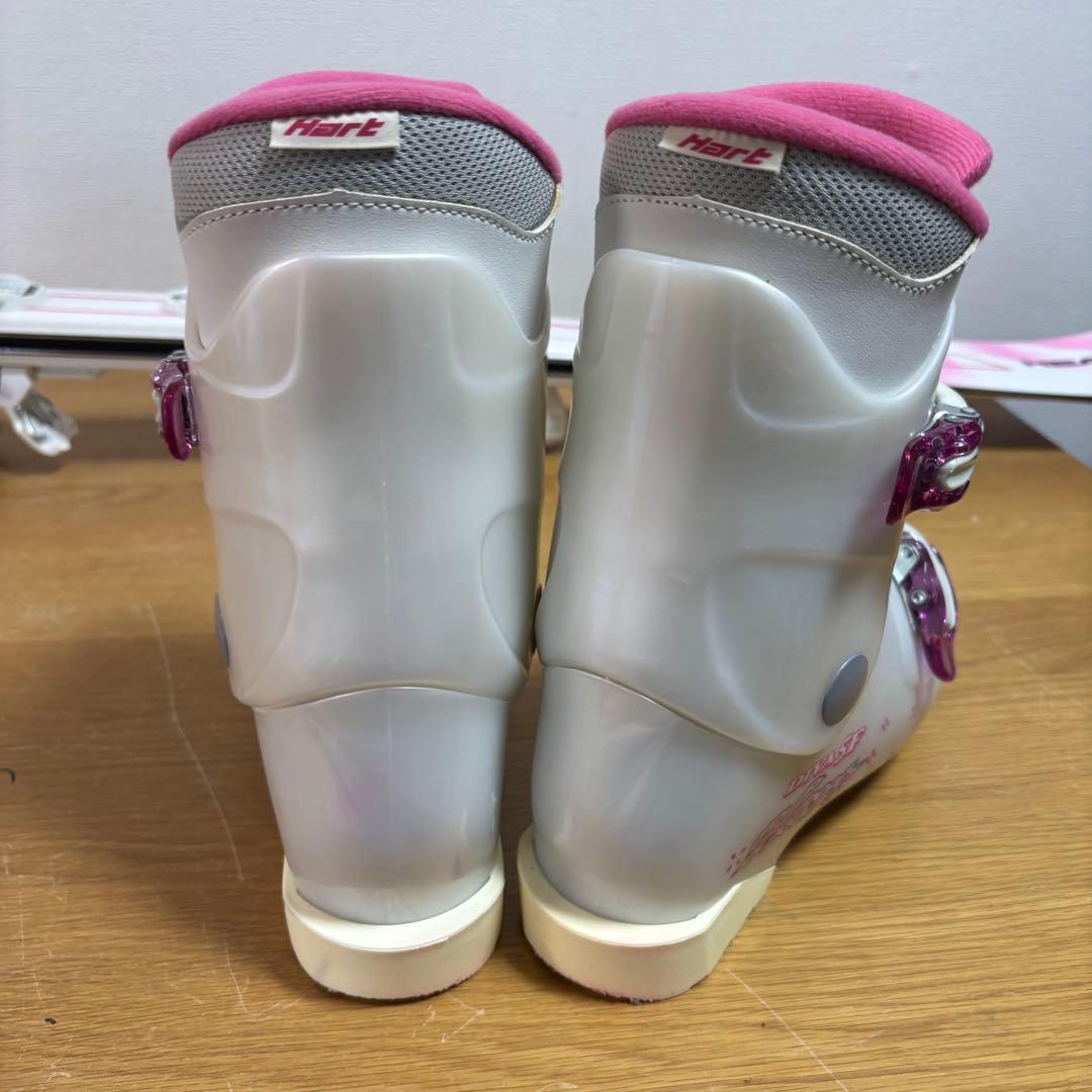 極美品　ジュニア　子供　女の子　スキー板セットHEAD hart 24cm