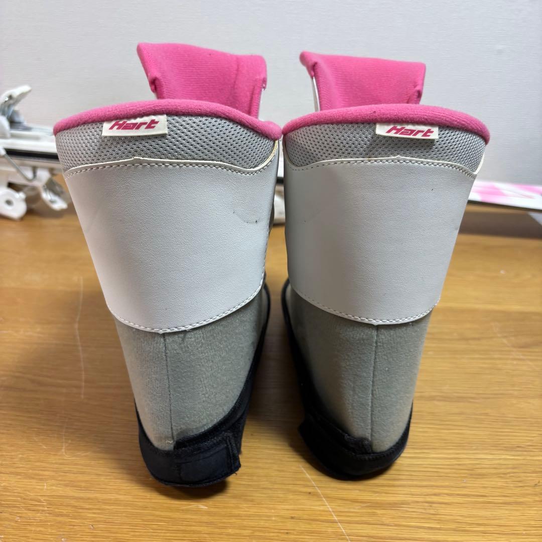 極美品　ジュニア　子供　女の子　スキー板セットHEAD hart 24cm