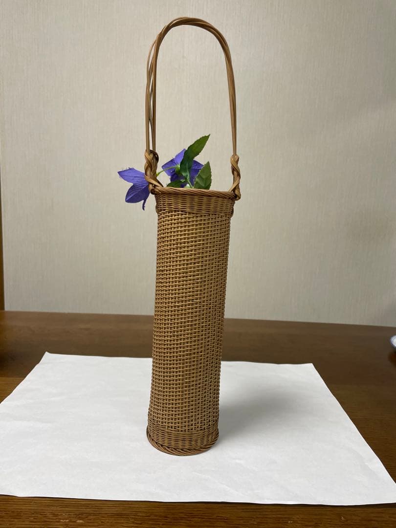 ❣️手付き 花入れ 置き籠 茶の湯　茶道　華道　古道具花篭　竹籠　花器