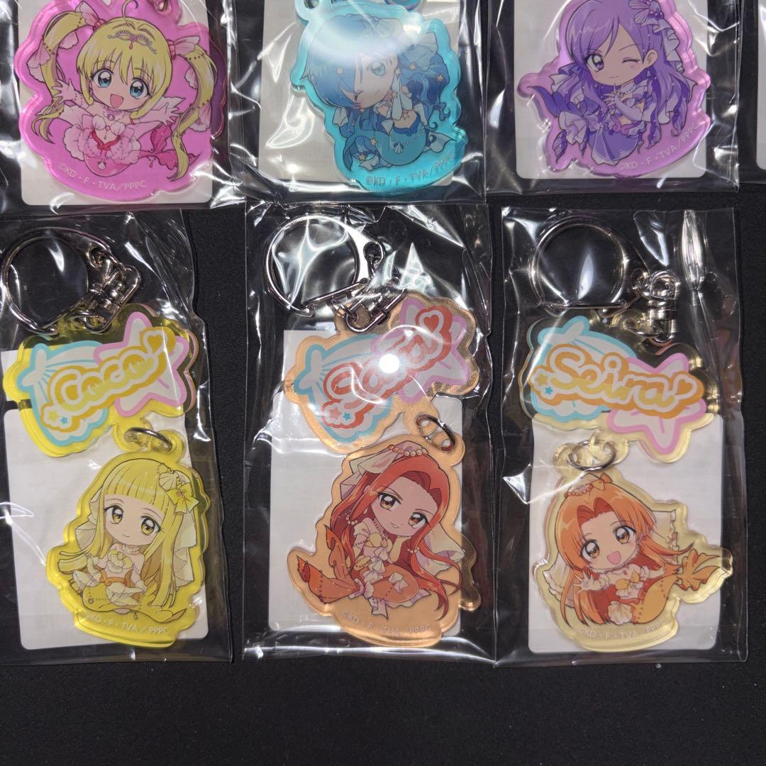 マーメイドメロディーぴちぴちピッチアクリルキーホルダー8点セット
