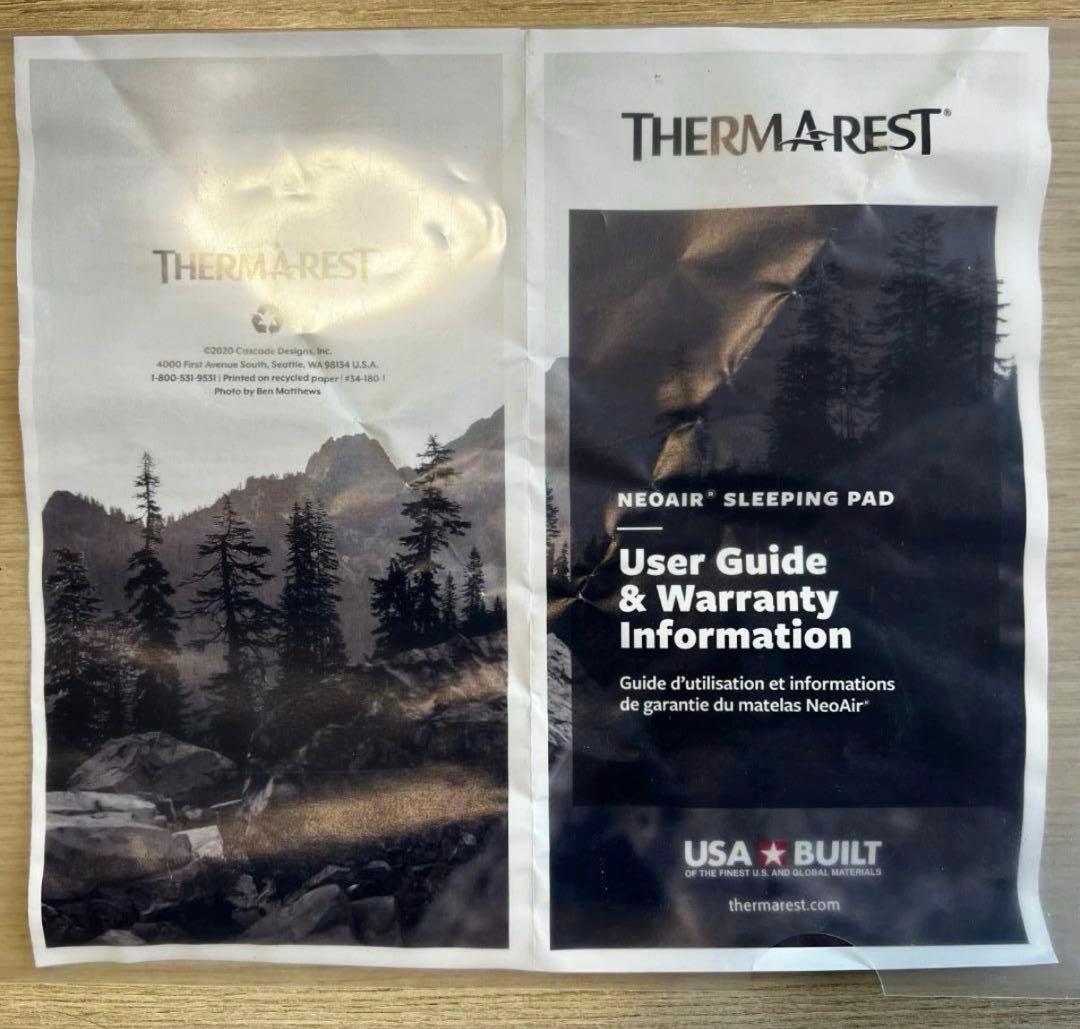THERMAREST NeoAir UBERLITE ウーバーライト S