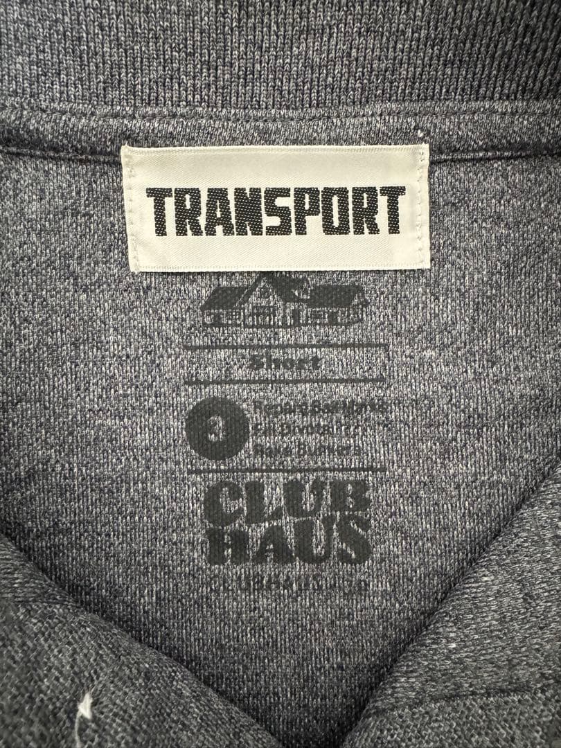 Transport X CLUBHAUS Laurel Polo グレーSサイズ