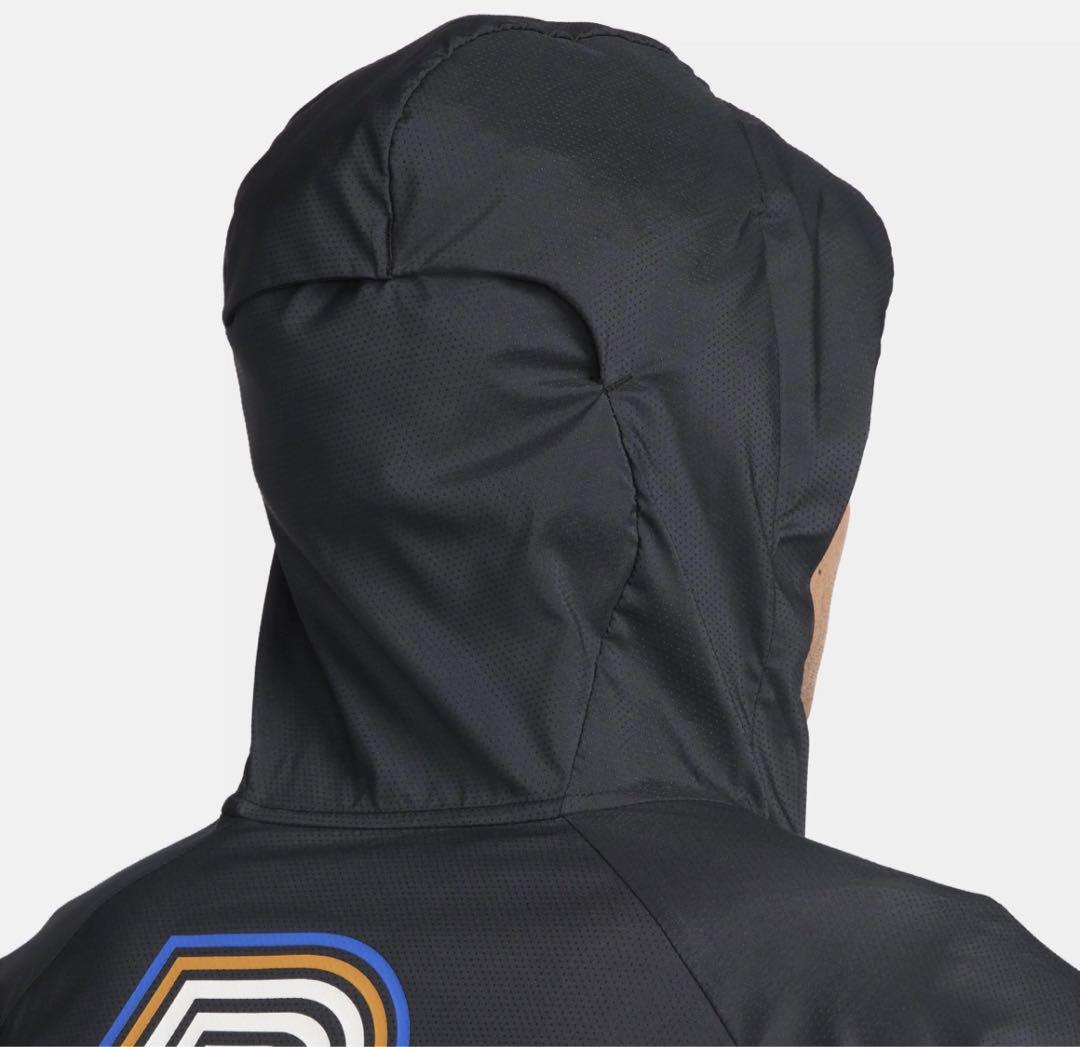 2XL 新品 ナイキ ウインドランナー ランニングジャケット レペル 黒