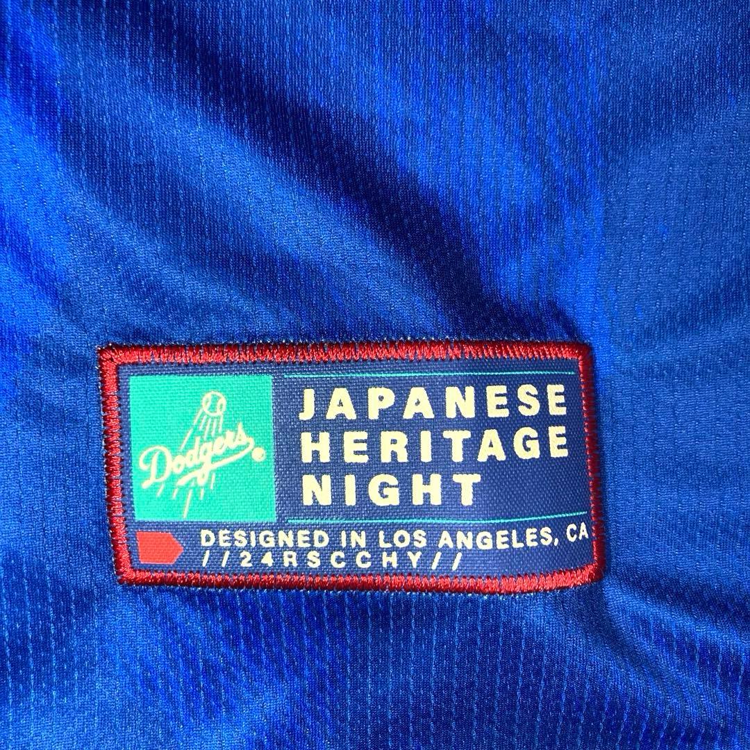【非売品】ドジャース XL ユニフォーム 大谷翔平　ジャパン ヘリテージナイト