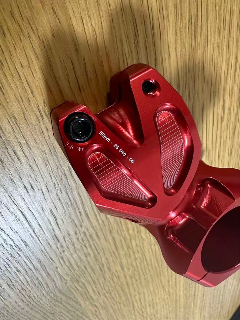 HOPE ステム 50mm 25° レッド　美品