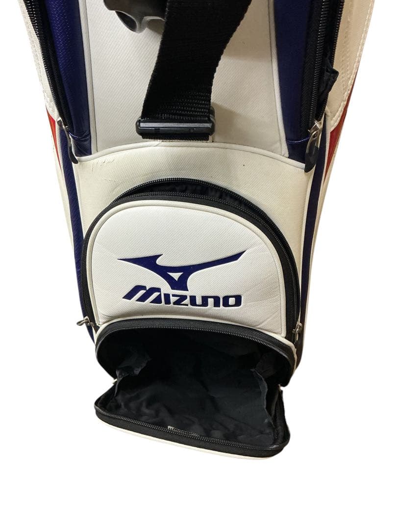 Mizuno キャディバッグ ホワイト/レッド/ブルー